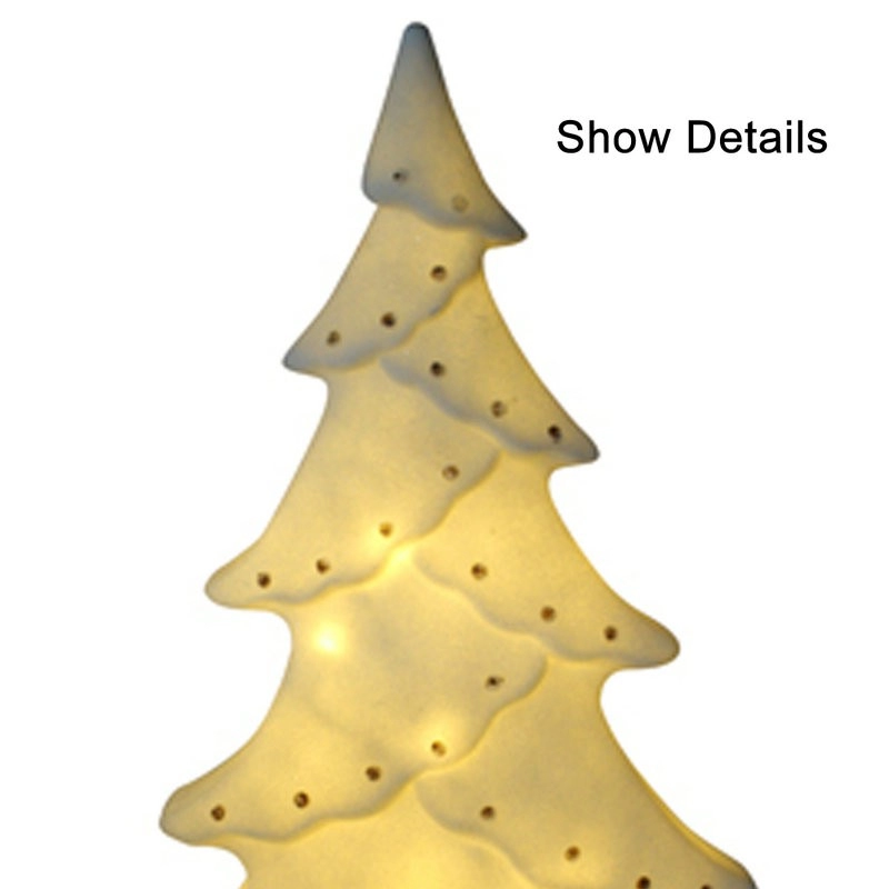 Buitengebruik Witte kerst LED-lichtboom met stippen