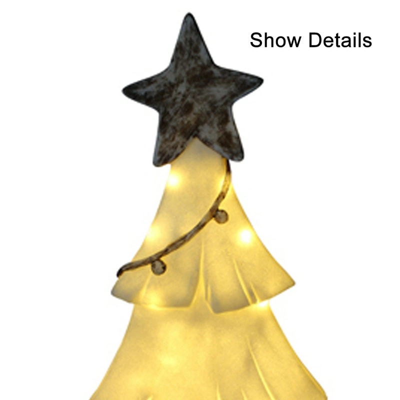 Zandstenen lampen The Light Tree With Top Star For Christmas