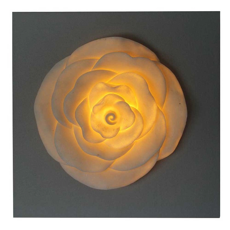 Rose Design Decoratief in MDF-hout voor ambacht met LED-verlichting voor decoratie