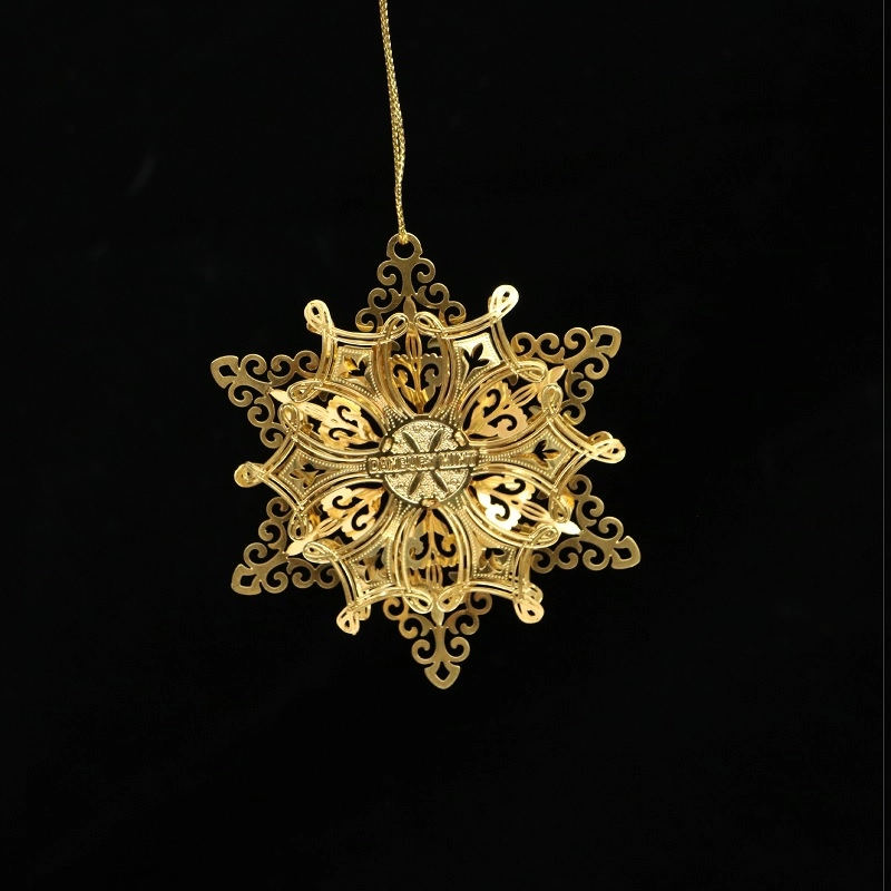 Kerstdecoratie Gepersonaliseerde metalen ornament voor kerstboom