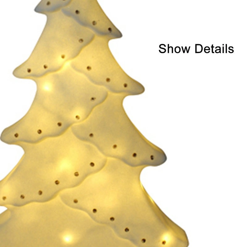 Buitengebruik Witte kerst LED-lichtboom met stippen