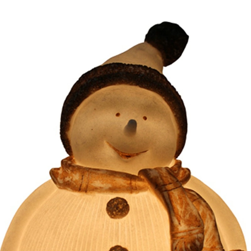 Bestseller White Christmas geribbelde sneeuwpoplamp voor gebruik binnenshuis