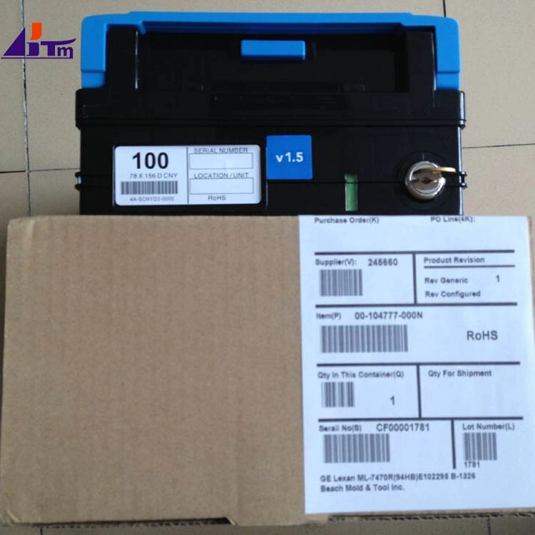 00104777000N Diebold Opteva 1.5 Cash Cassette ATM-machine-onderdelen