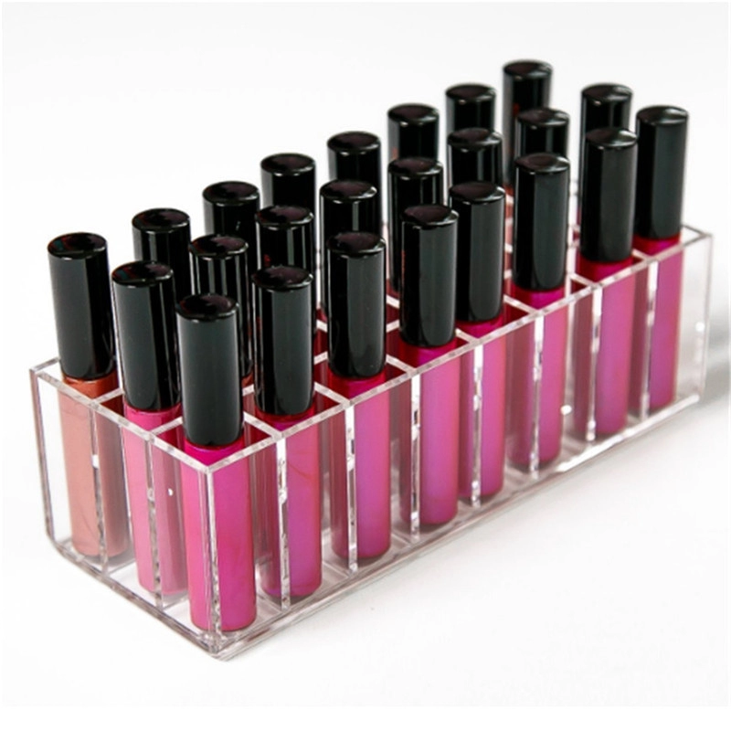 24 slots acryl lippenstift houder cosmetische organisator make-up groothandel