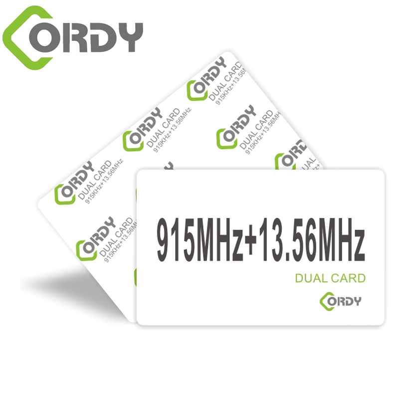 RFID-kaart met dubbele frequentie 13,56 MHz + 915 MHz 1k + Alien Higgs3