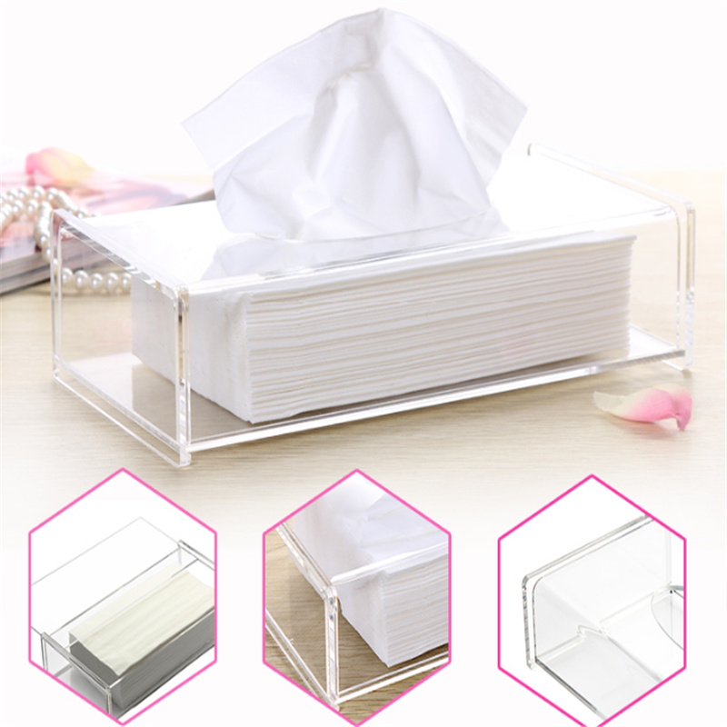 acryl materiaal tissue box hete verkoop