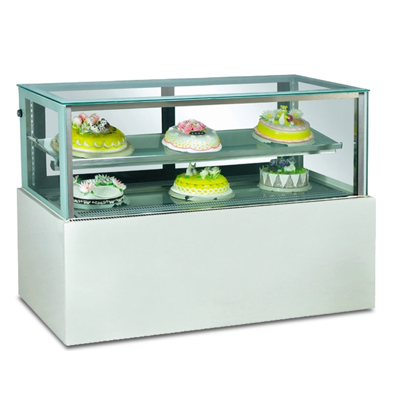 Marble Base Verticale Cake Showcase Display Cooler