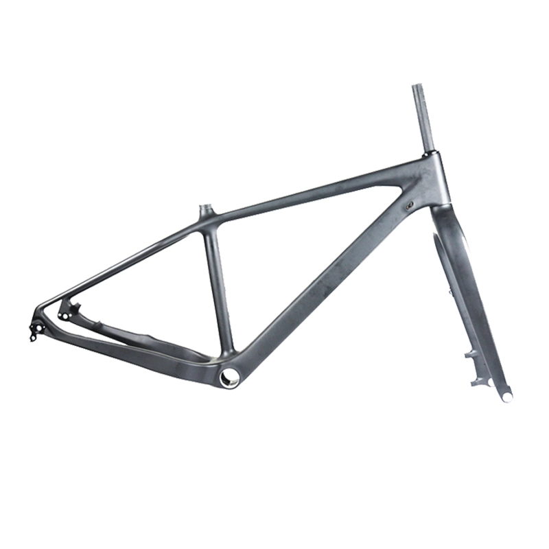 Lightcarbon full carbon 26 fatbike frameset met carbon vork