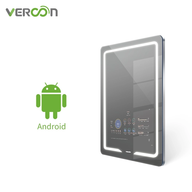 Vercon Espejos Inteligentes Android Touchscreen Smart Badkamerspiegel Tv Magische Spiegel in Estate