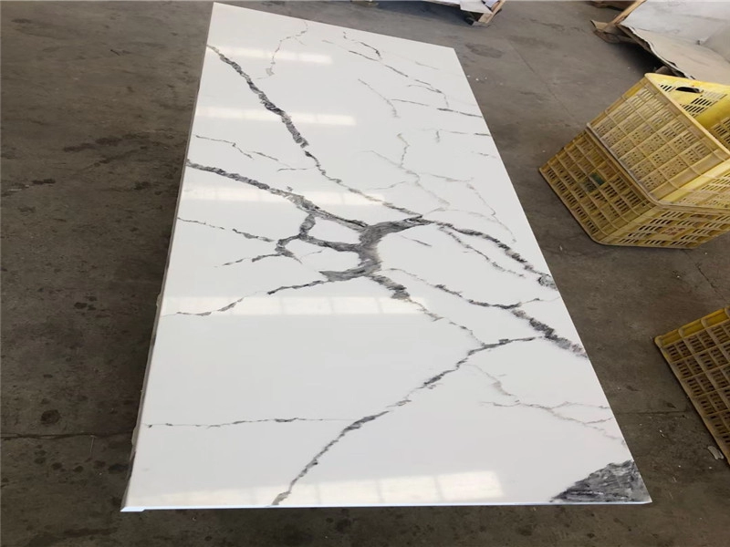 Arctic White Quartz Stone keuken aanrecht badkamer ijdelheid Top