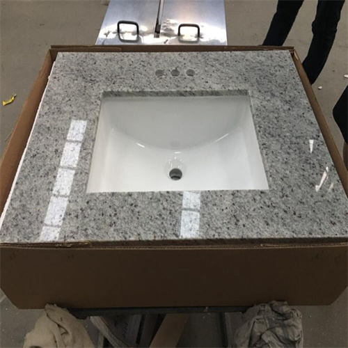 Kashimir wit granieten badkamerijdelheid top