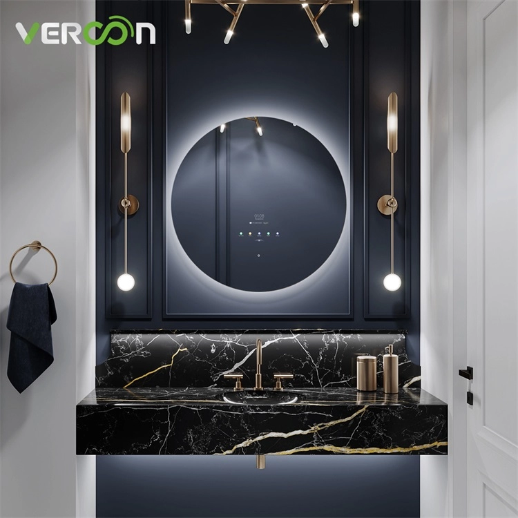 Vercon slimme badkamerspiegel Amazon ronde LED-spiegel