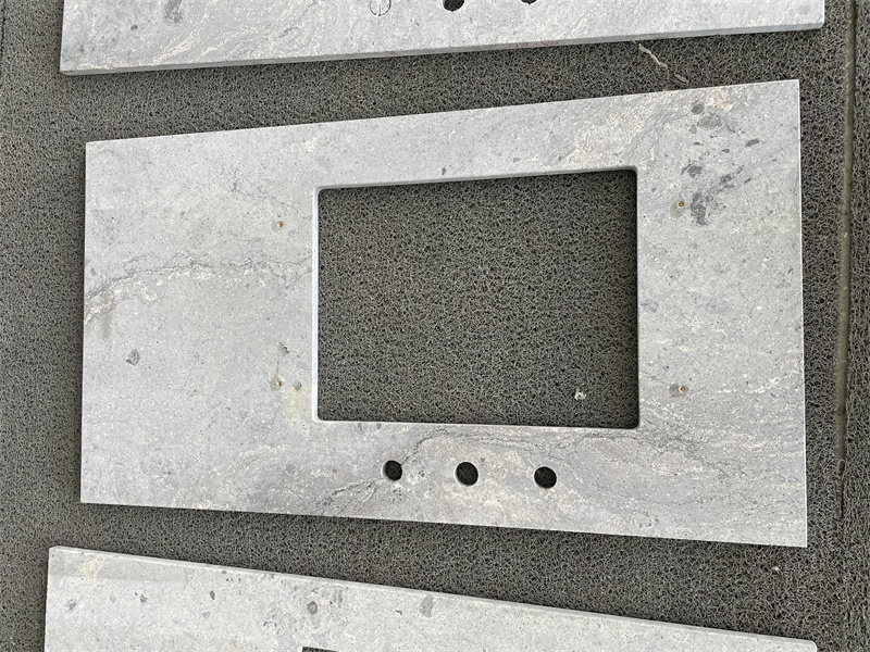 Cementgrijs granieten werkbladen