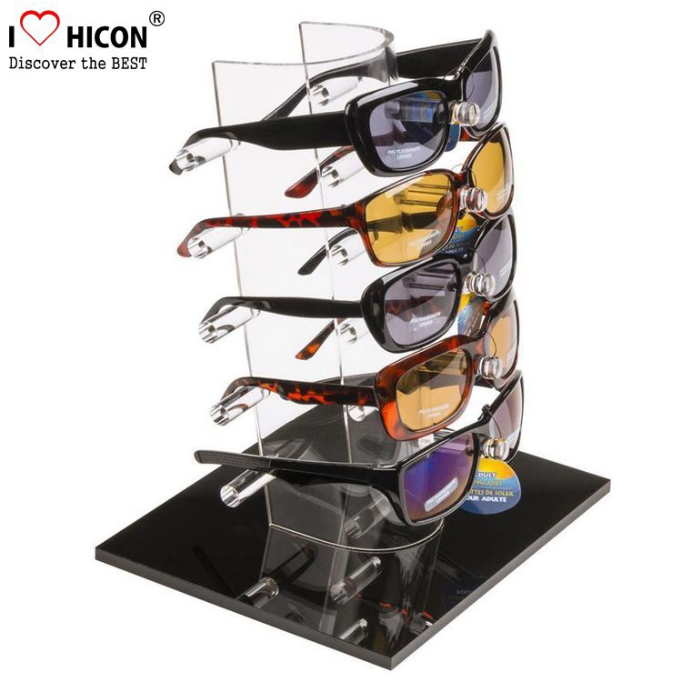 Populair aanrechtblad transparant acryl zonnebrilhouderrek: