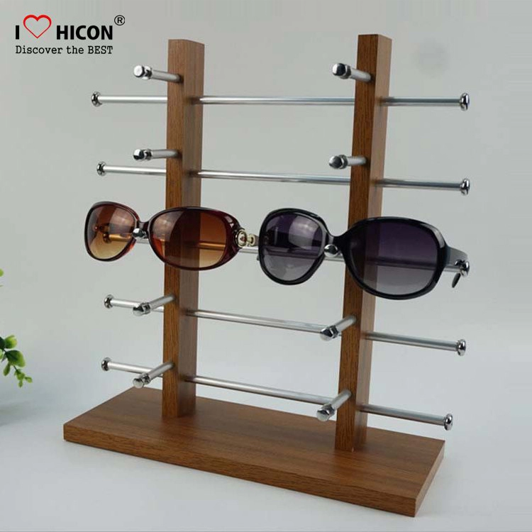 5-lagen bruin hout aangepaste zonnebril displaystandaard te koop