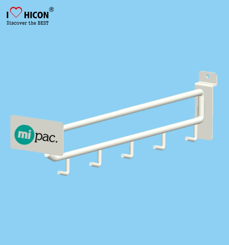 Display accessoire MI Pac Peg haken voor Slatwall metalen display haken voor de detailhandel