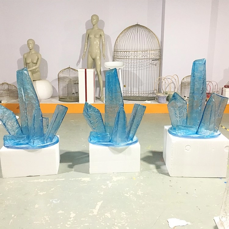 Winter transparante ijsberg display rekwisieten
