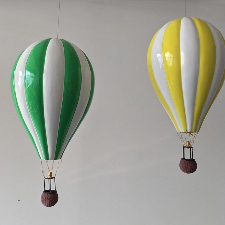 Hand schilderen hete luchtballon etalage rekwisieten