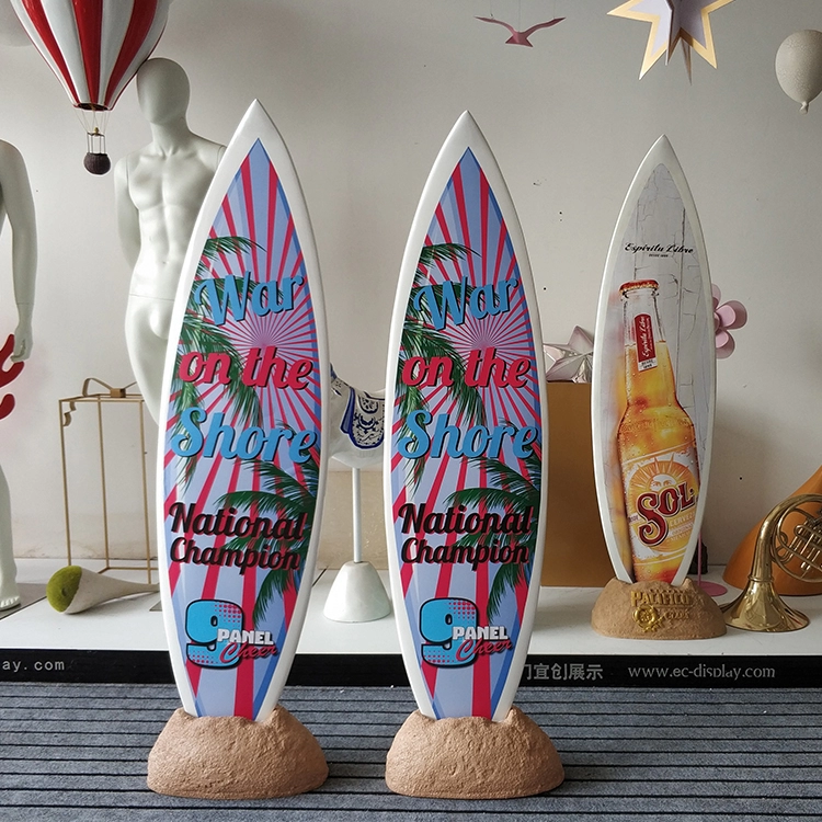 op maat gemaakte decoratieve glasvezel surfplankfabrikanten