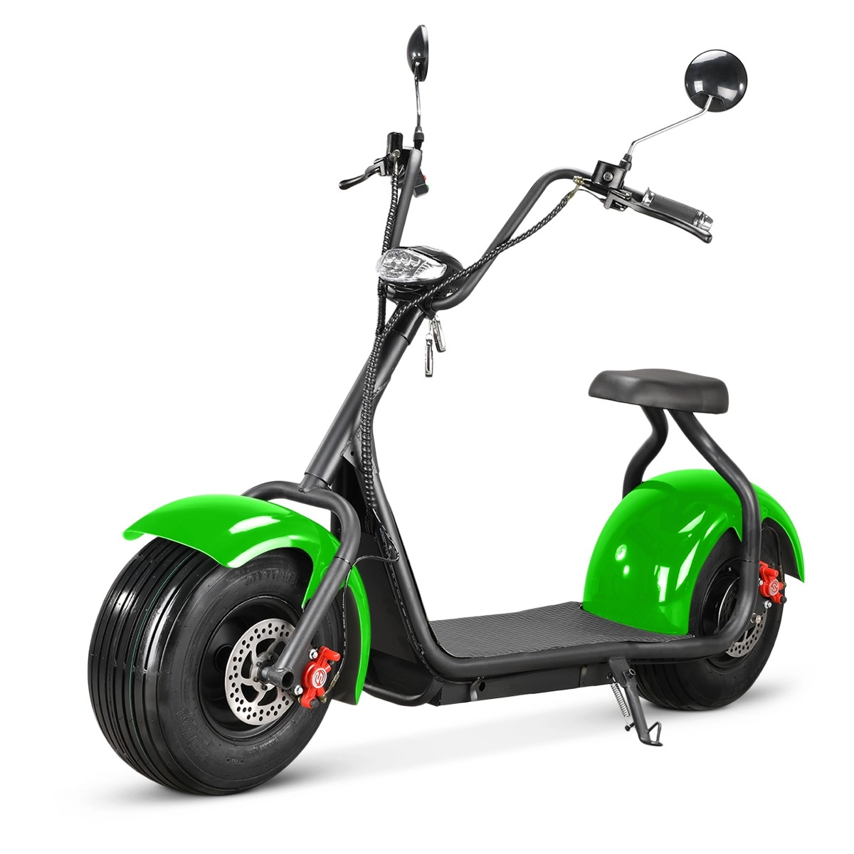 1500W CE Fat Tire volwassen elektrische Citycoco-scooter met lithium-ionbatterij