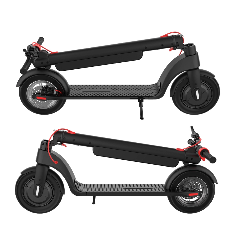 10" massieve banden - 40 mijl lange afstand en 25 mph opvouwbare elektrische scooter voor volwassenen