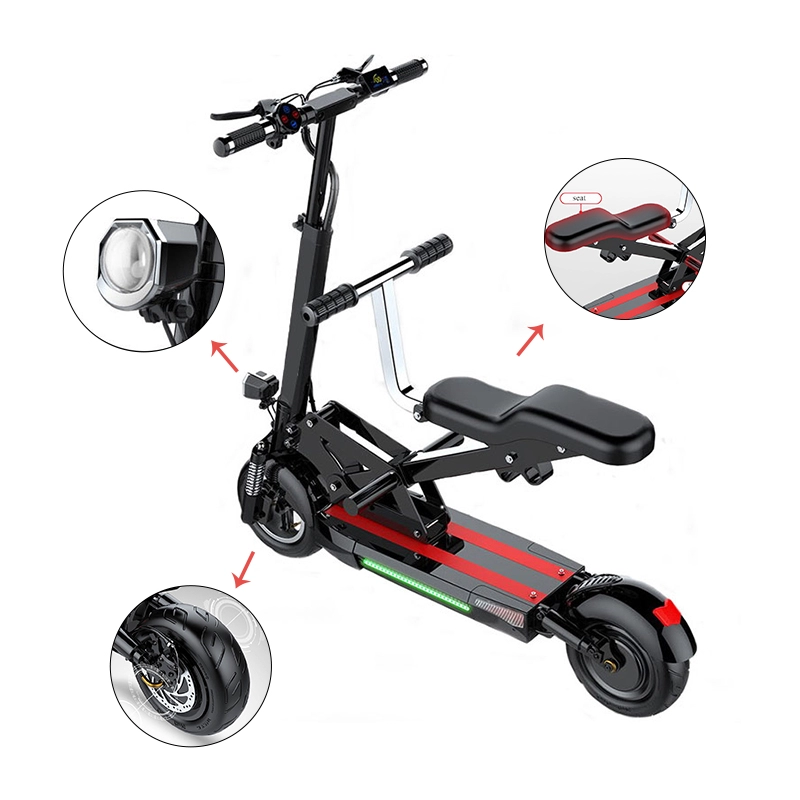 2021 Hot Sale 10 inch elektrische opvouwbare elektronische scooter 48v 500w elektrische scooter