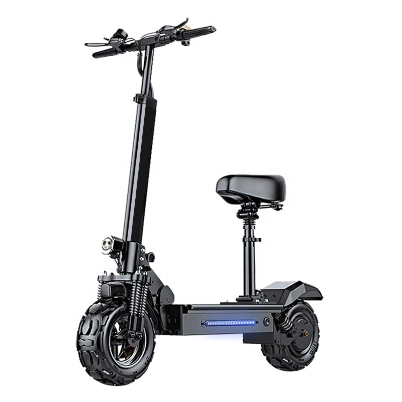 12 inch 1000W off-road opvouwbare elektrische scooter met stoel