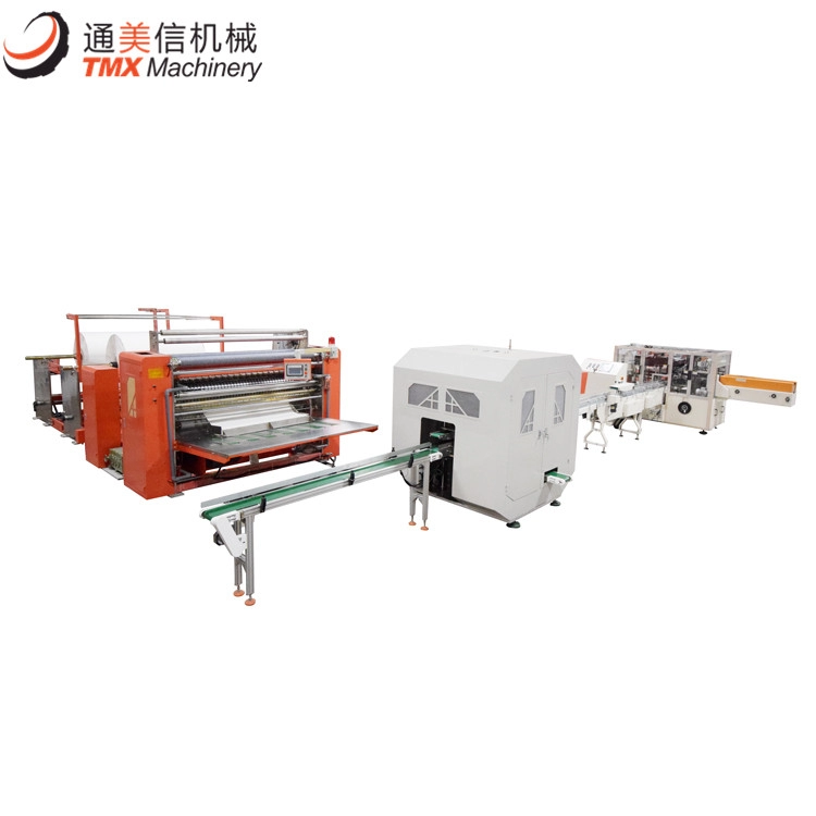 Automatische V-vouw gezichtstissue Making Processing papiermachine productielijn: