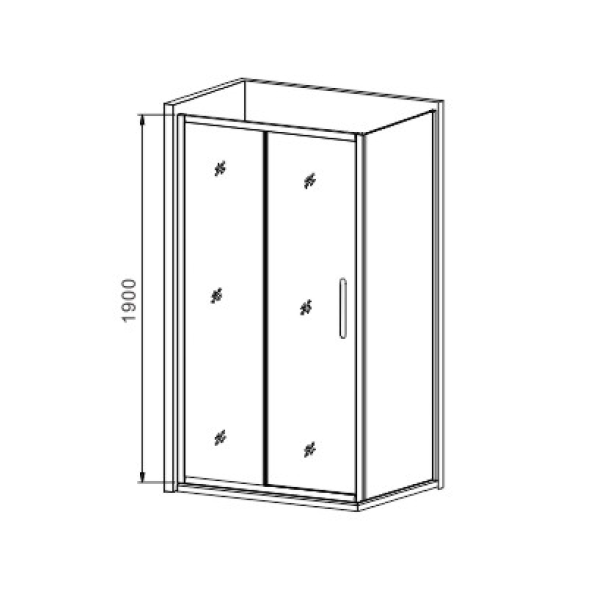 Slinding door square shower enclosures_Duschkabinen_duschen_rundduschen_douchecabine_NEUNAS