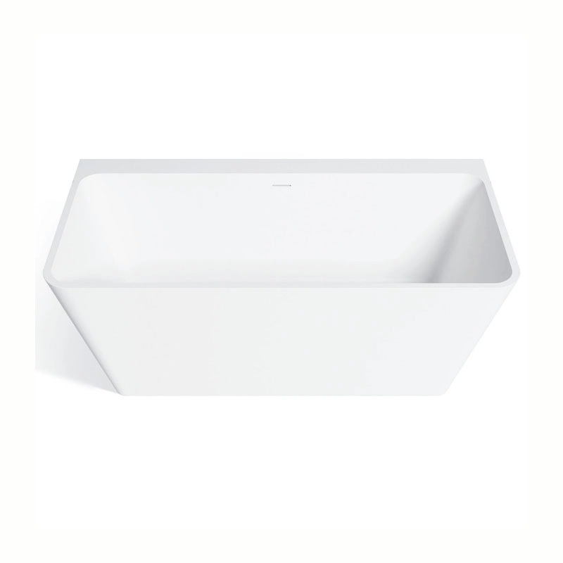 Modern design mat wit vrijstaande badkuip met massief oppervlak