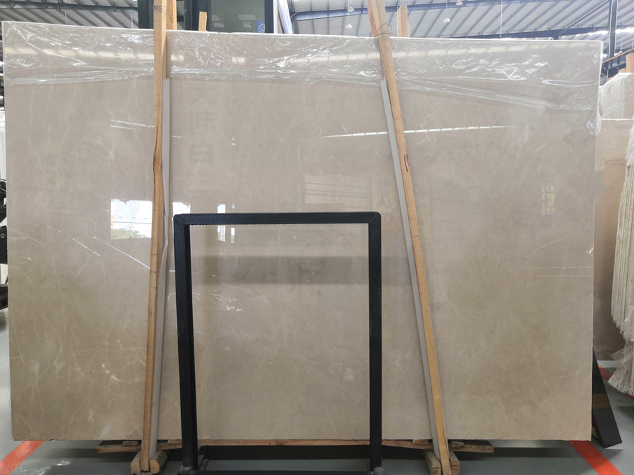 burdur beige marble slabs