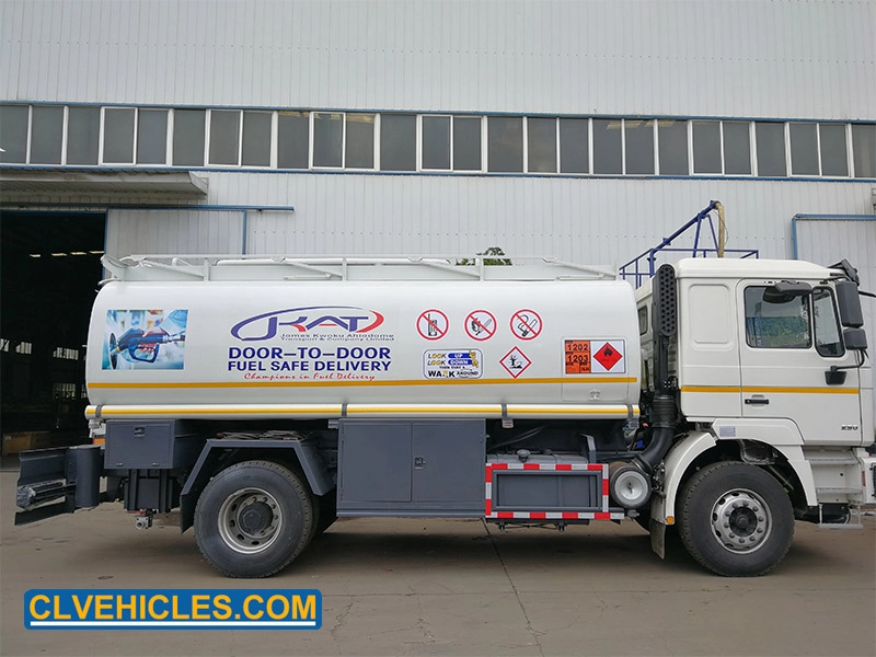Shacman 18000 liter tankwagen voor ruwe olie