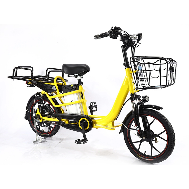 350W E-cyclus Voedselbezorging Cargo Ebike elektrische fiets voor volwassenen
