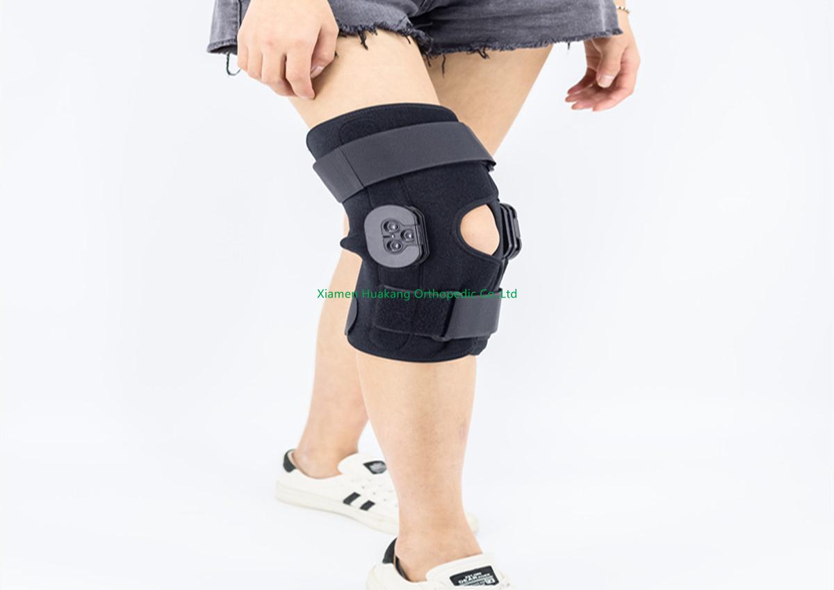 ondersteunt en stabiliseert een geblesseerde knie.