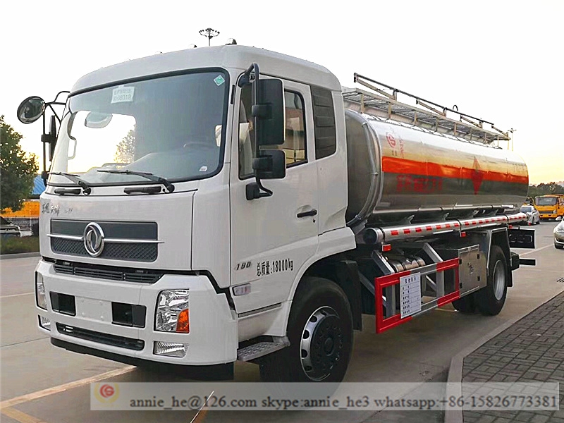 4.000 liter lichtgewicht aluminium brandstoftankwagen
