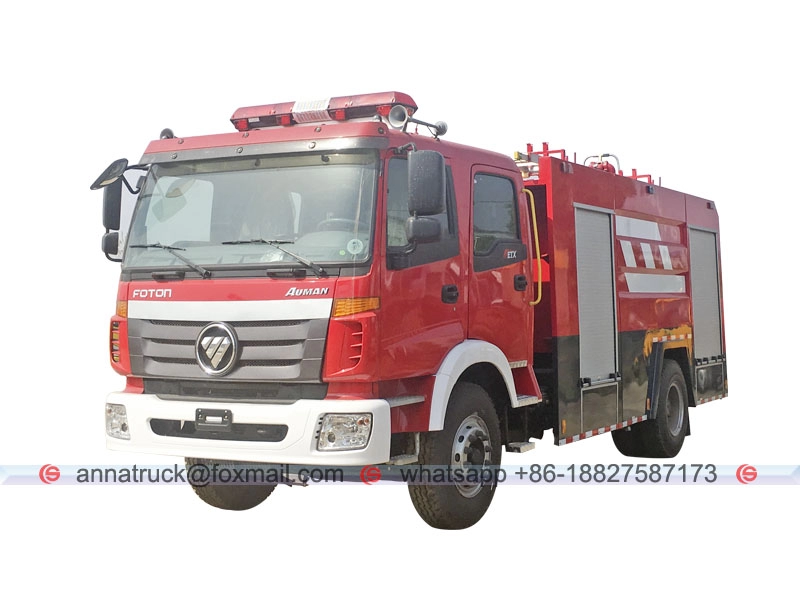 6000 liter waterschuim brandweerwagen