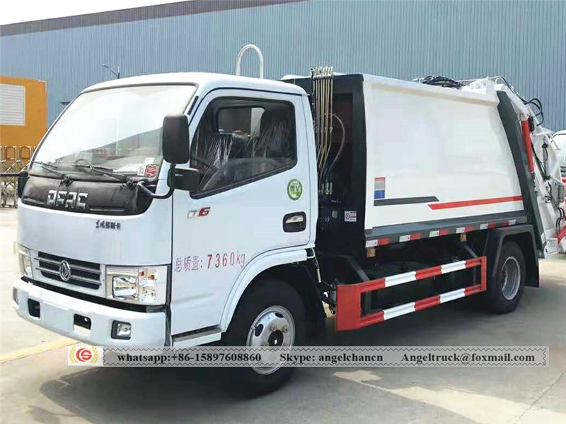 Compactor Vuilniswagen 8 m3 Afvalverzamelaar Dongfeng