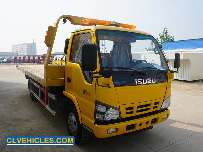 ISUZU 600P 4 ton dek sloper trekkende vrachtwagen