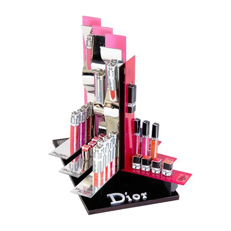 Hoge kwaliteit make-up display stand cosmetisch op maat Gebruikt om acryl cosmetische stand display weer te geven;