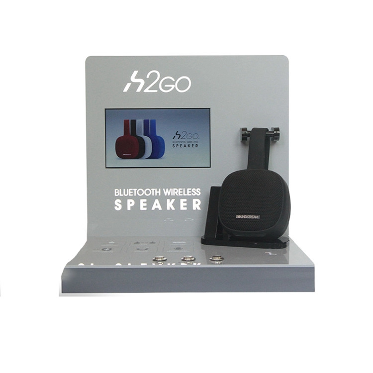 LCD Bluetooth speaker display rack acryl display rack audio maatwerk