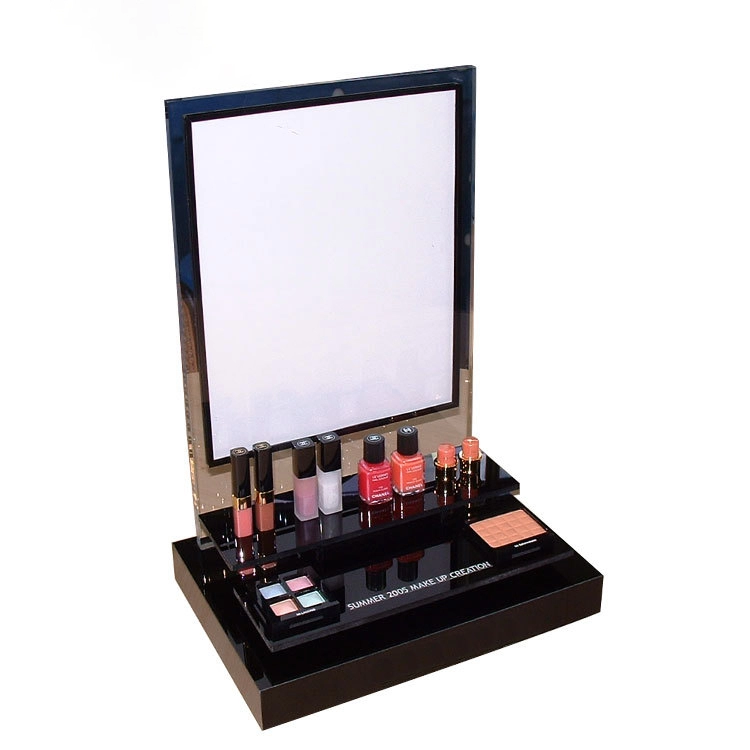 Hoge kwaliteit make-up display stand cosmetisch op maat Gebruikt om acryl cosmetische stand display weer te geven;