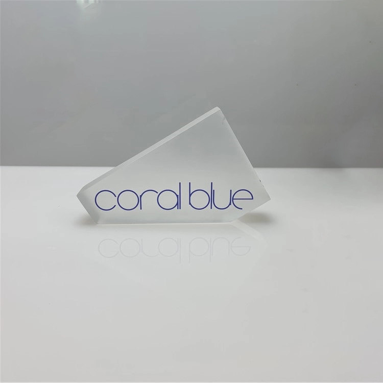Aangepaste 3D bedrijfslogo's van mat plexiglas logo