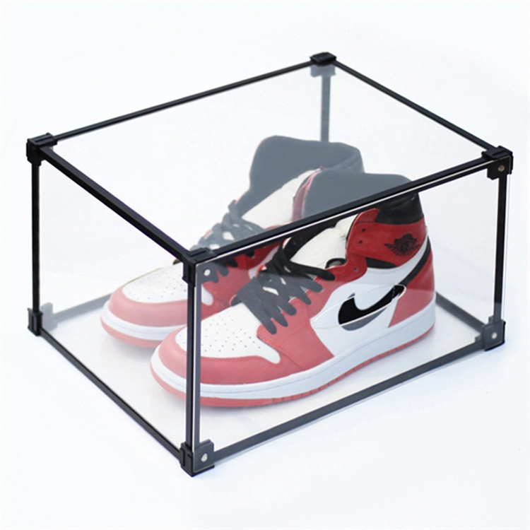 drop front box acryl Stofdichte schoenendoos acryl opbergruimte Voor verzamelobjecten