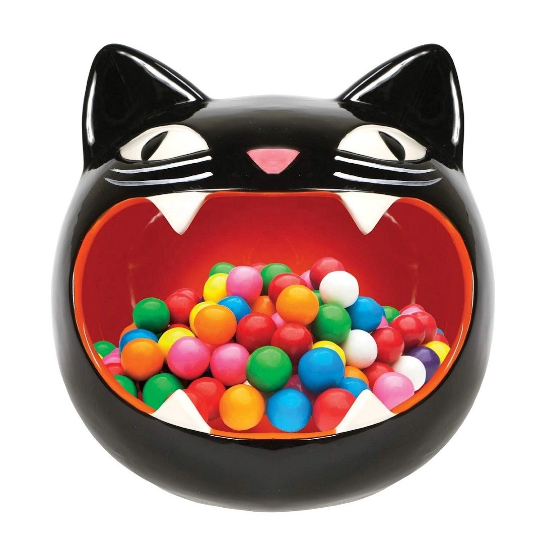 Keramische Black Cat Candy Bowl Kitty Dish Decoratie