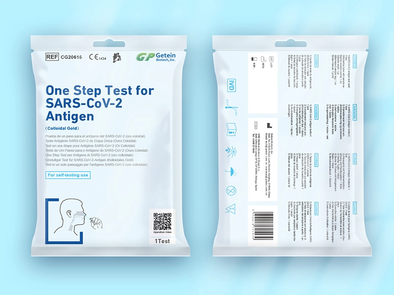 Eénstapstest voor SARS-CoV-2-antigeen (colloïdaal goud) (neusuitstrijkje)