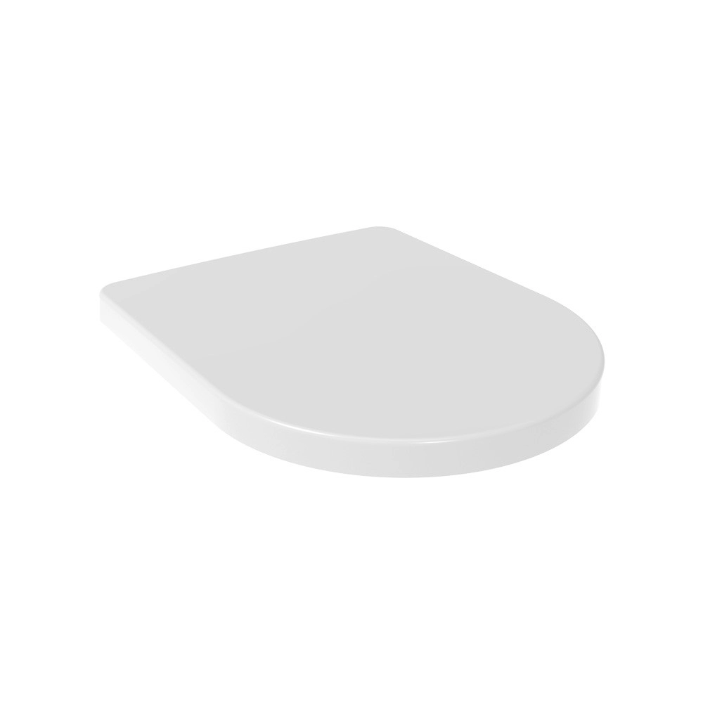 17 inch plastic langwerpige toiletdekselafdekking PP D-vormige witte toiletbrilhoes