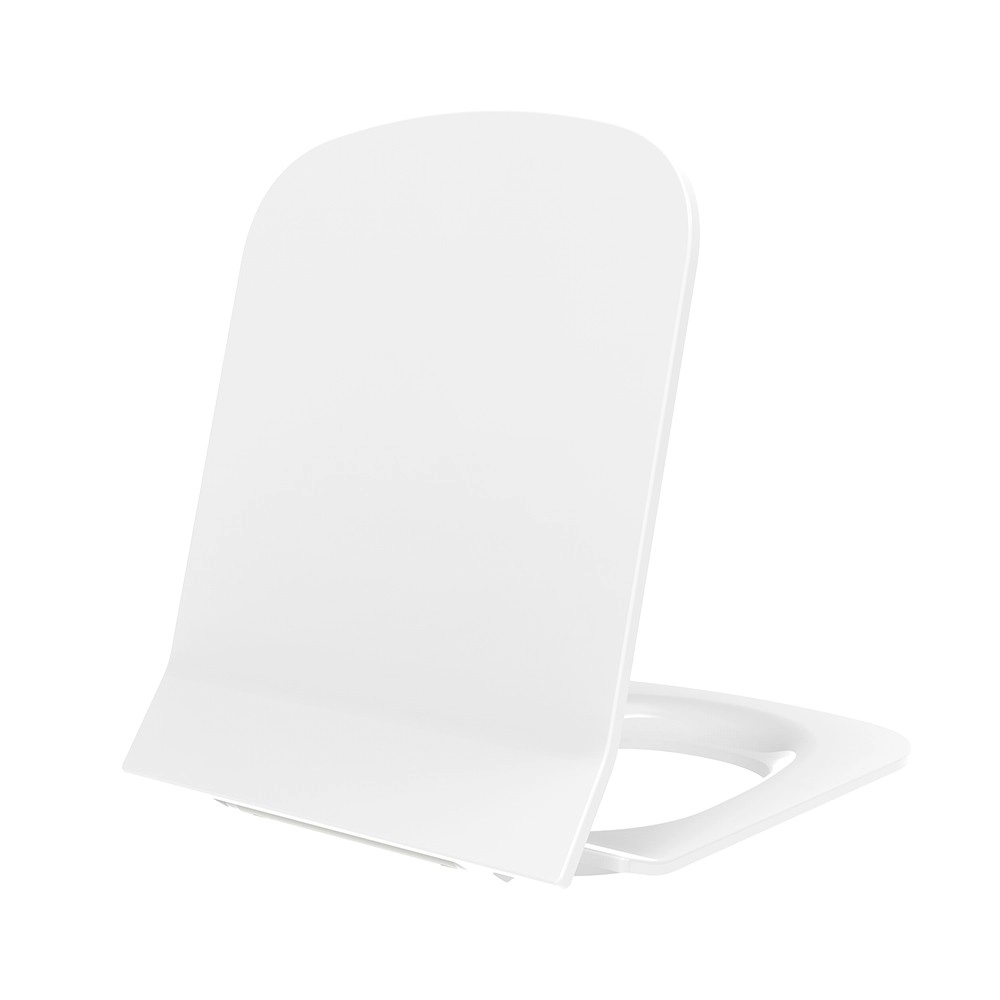 Klassieke sandwich superdunne witte vierkante toiletbrilhoes