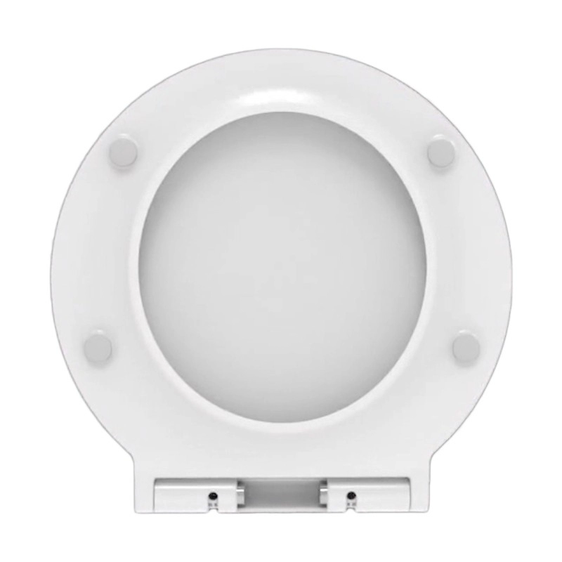 Cirkel rond toiletpot deksel ureum witte toiletbrilhoes met shoft close