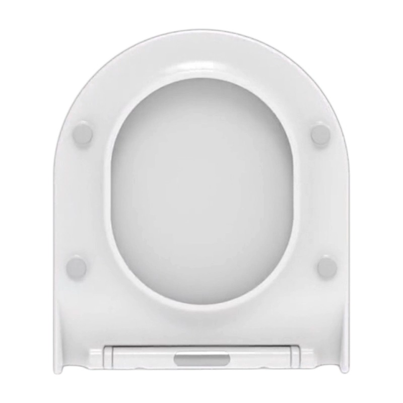 Slanke D-vorm kubusvormige WC-dekselafdekking badkamer thermohardende toiletbril