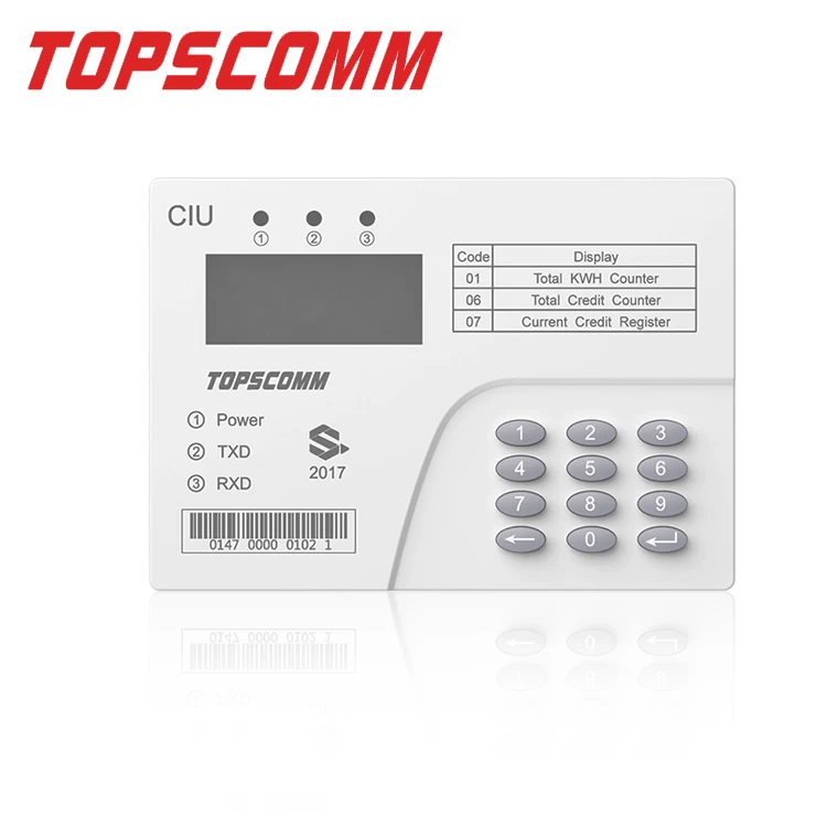 TC103 Consumer Interface Unit (CIU) toetsenbordmonitor en besturingseenheid